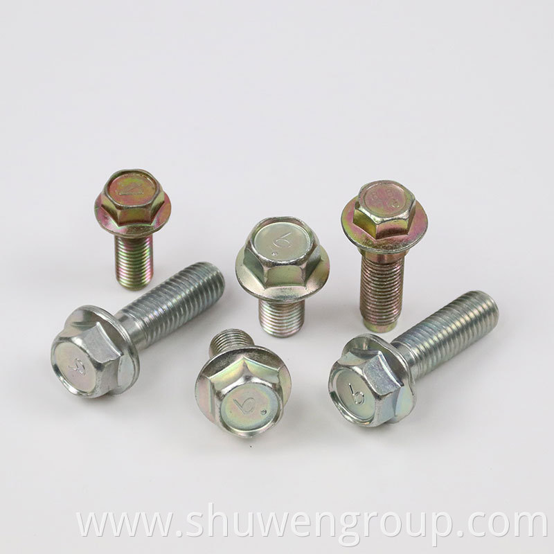 Flange Screw with Serrated